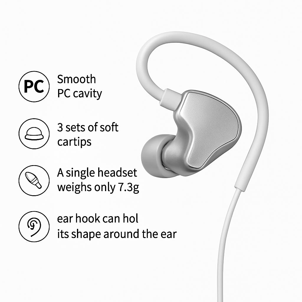 KZ ZS10 Pro in Ear Monitor Headphone, Wired Gaming Earphones, KZ Hifi Earbuds Headphone with 4 Balanced Armatures and 1 Dynamic Drivers IEM Earphones for Drummer Musician (Blue with Mic) - Image 2